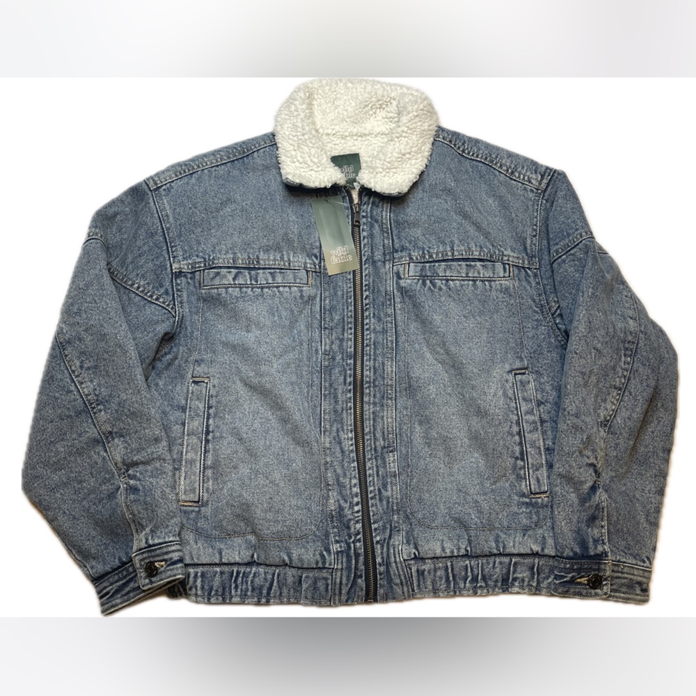 Wild Fable - Woman’s Vintage Inspired Jean Jacket- Fleece Lined - Size XS -NWT